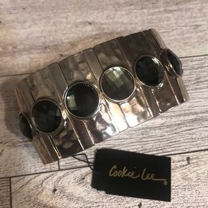 COOKIE LEE FACETED GLASS BRACELET